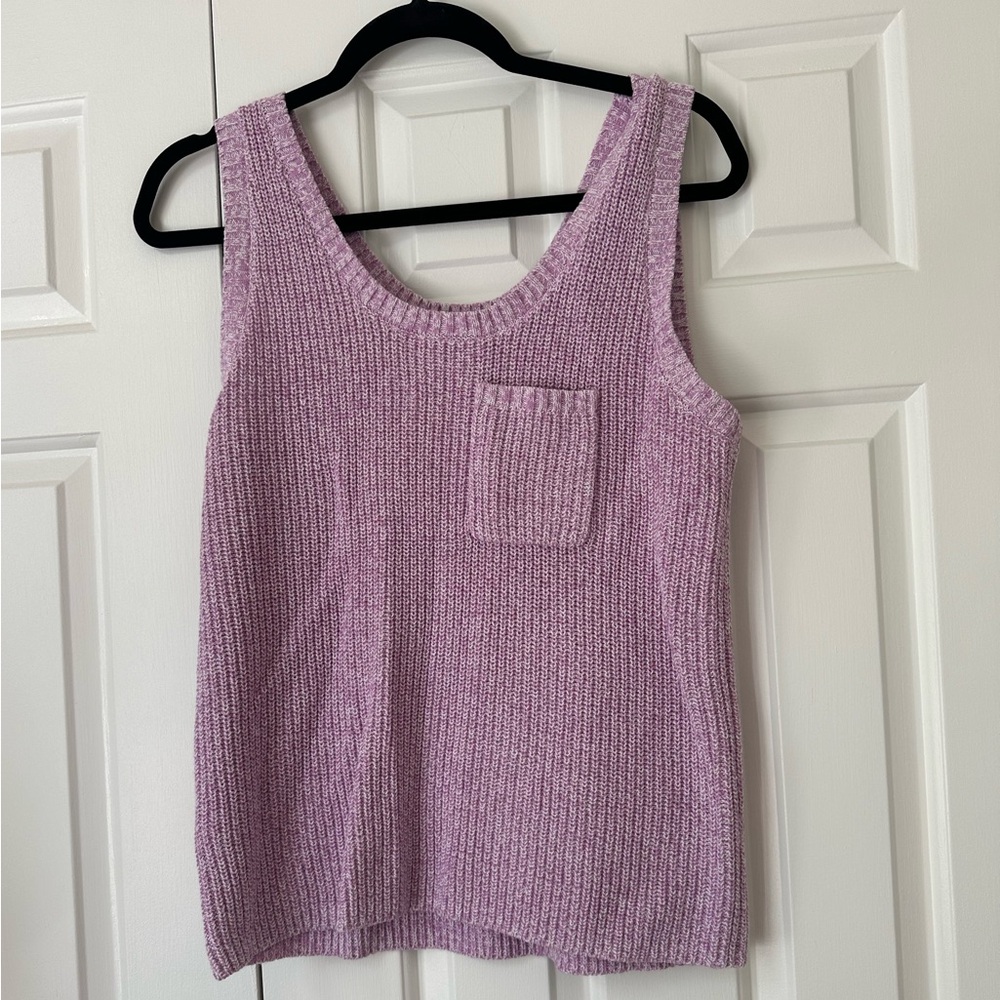Lavender sweater tank - perfect for summer!